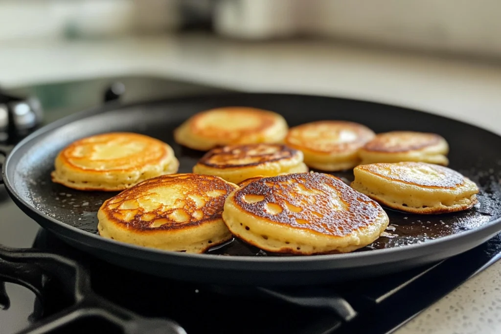 How long do you cook mini pancakes for?