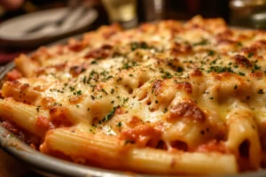 Should baked ziti be covered when baking?