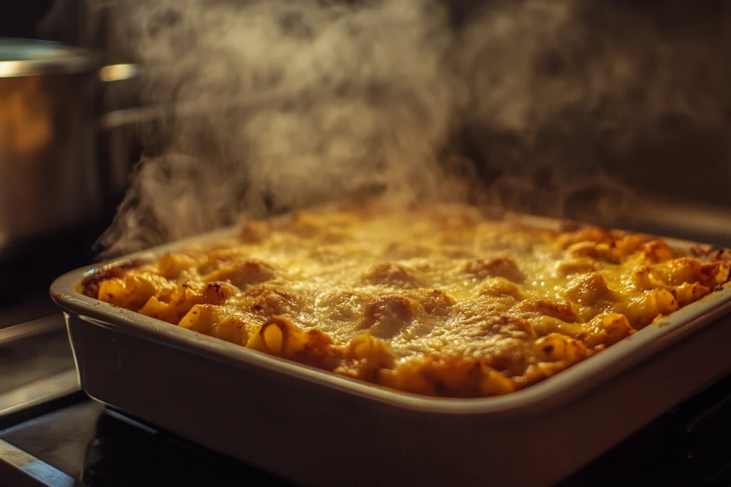 Should baked ziti be covered when baking?