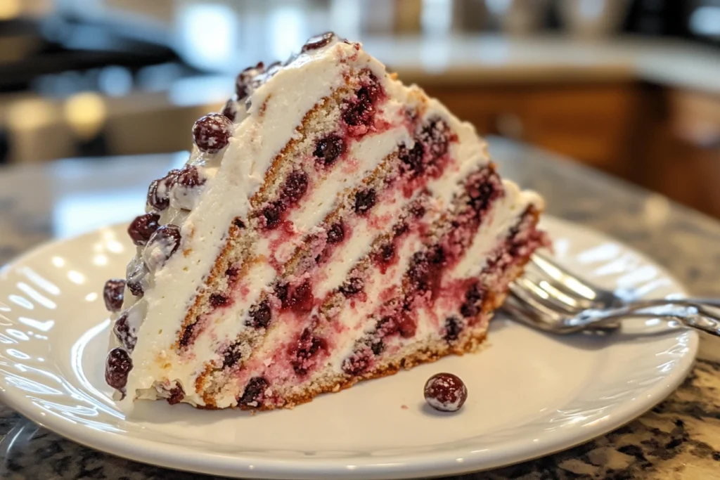 What does cherry chip cake taste like?