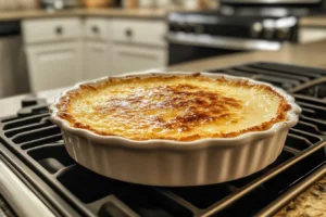 What is crème brûlée mostly made of?