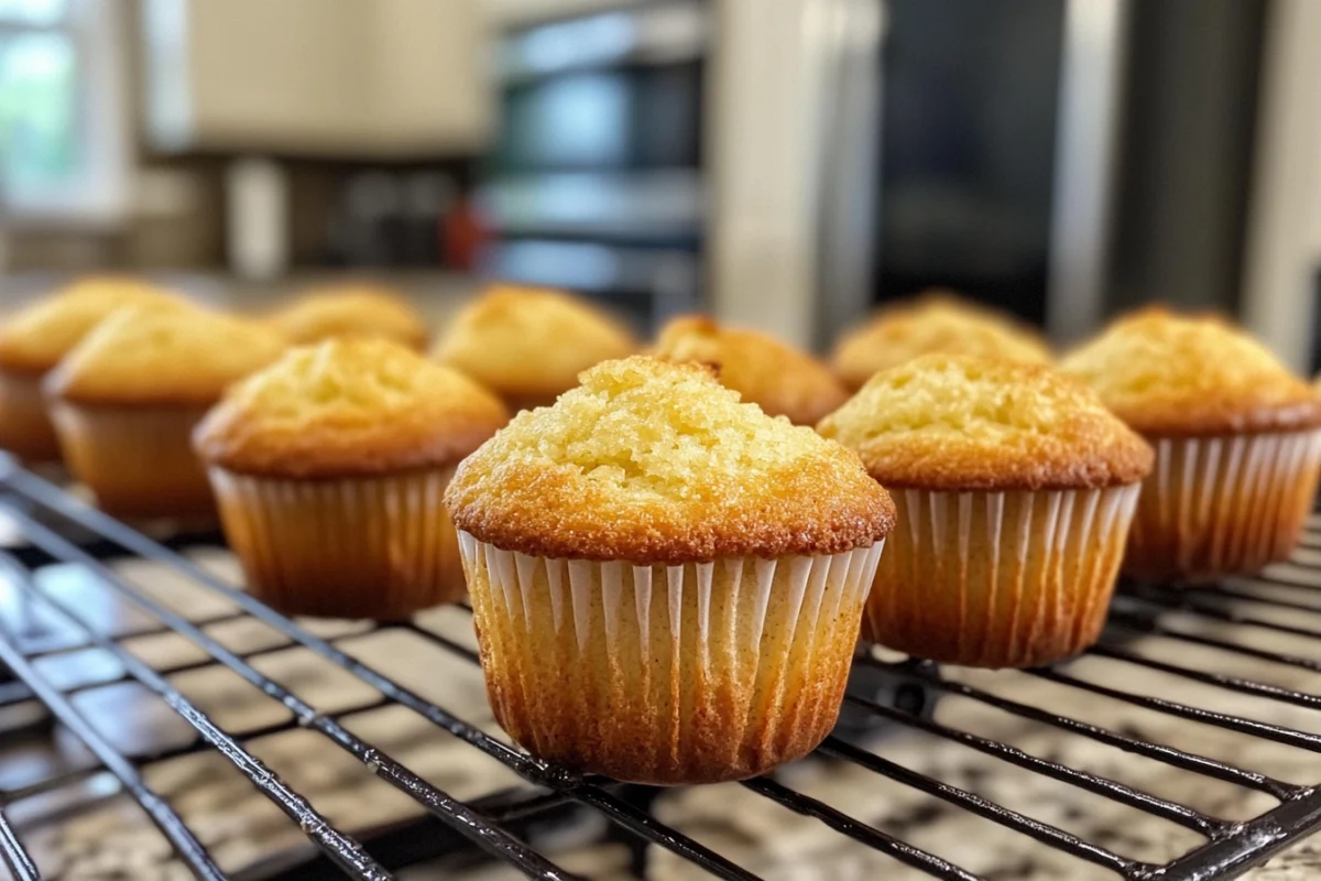 What is the secret to moist muffins?