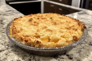 What's the difference between a peach cobbler and a crumble?