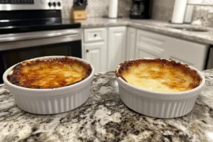 What's the difference between crème brûlée and custard?