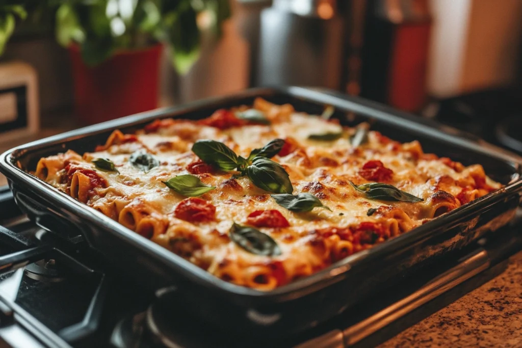 What can you use instead of ricotta cheese in ziti?