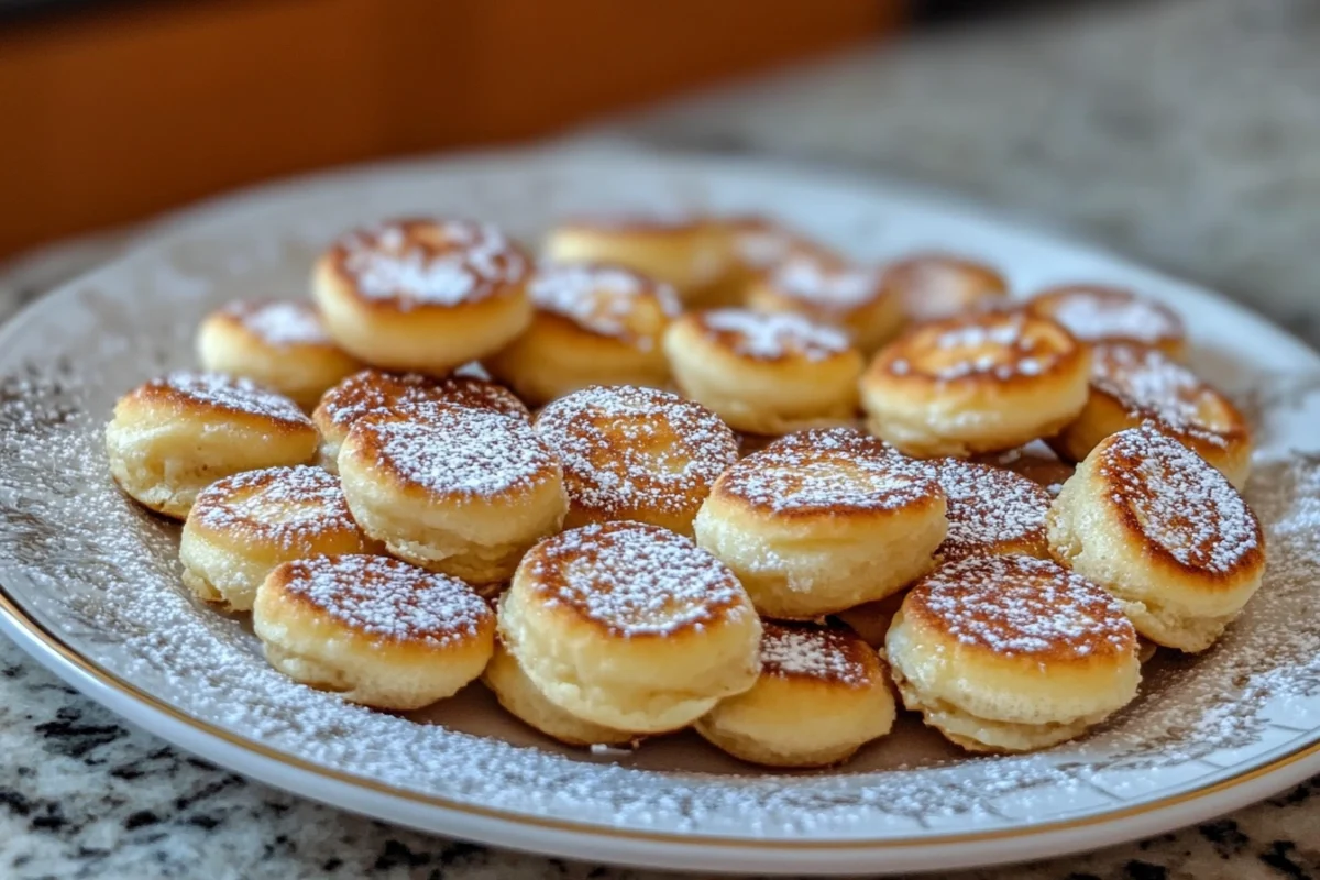 How to pour small pancakes?