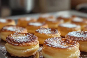 How to pour small pancakes?