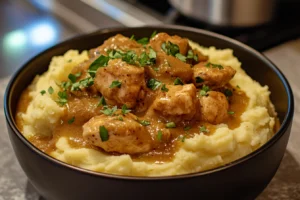 What is KFC mash and gravy made from?