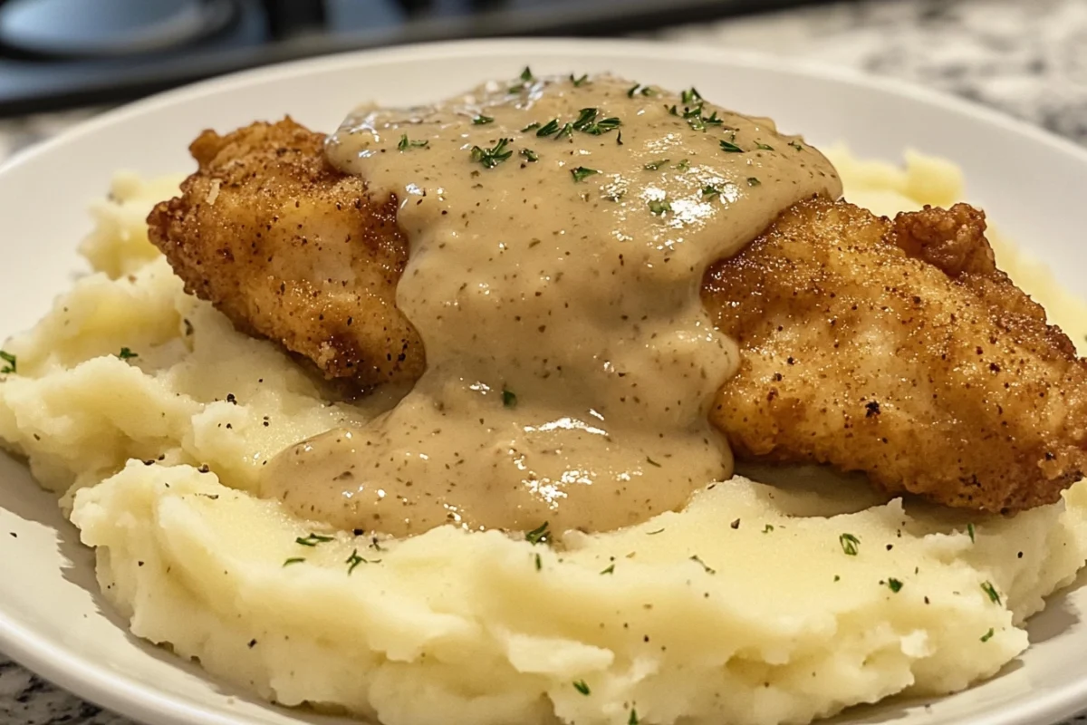 What is KFC mash and gravy made from?