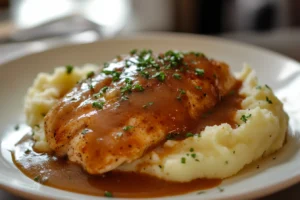 mashed potato gravy chicken