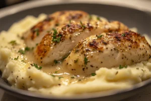 mashed potato gravy chicken