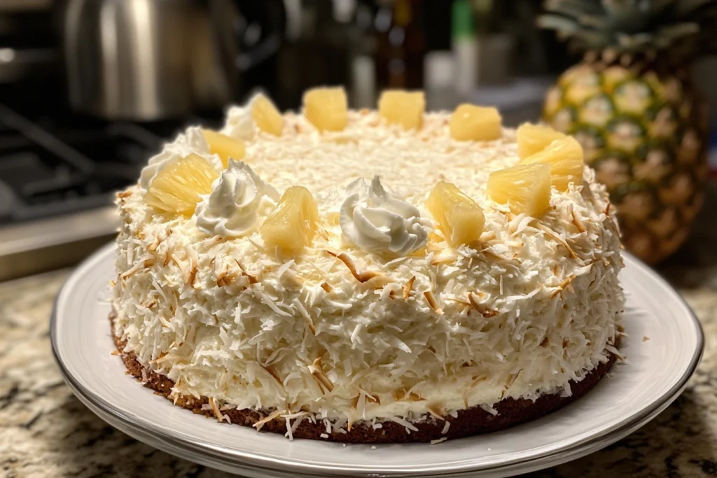 pineapple coconut cake