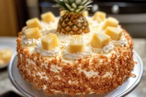 Can I use pineapple juice instead of water in a box cake mix?