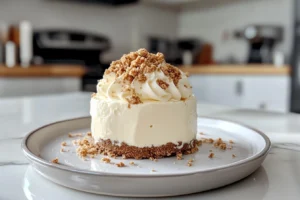 3 ingredient no bake cheesecake