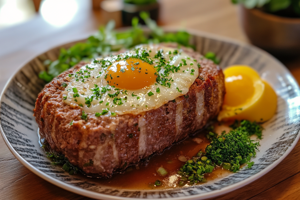 What does adding an extra egg to meatloaf do?