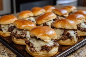 What kind of meat do you use for Philly cheesesteak sliders?