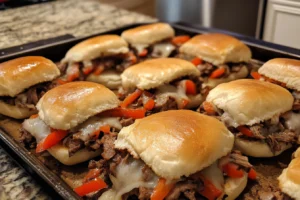 What sides go with Philly cheesesteak sliders?