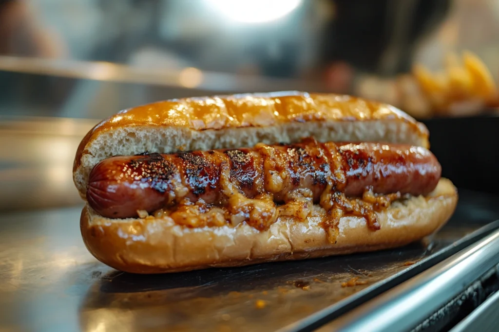 brat hot dog