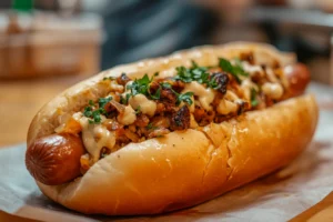 brat hot dog