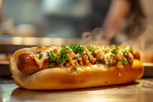brat hot dog