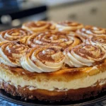 cinnamon roll cheesecake