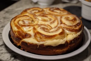 cinnamon roll cheesecake