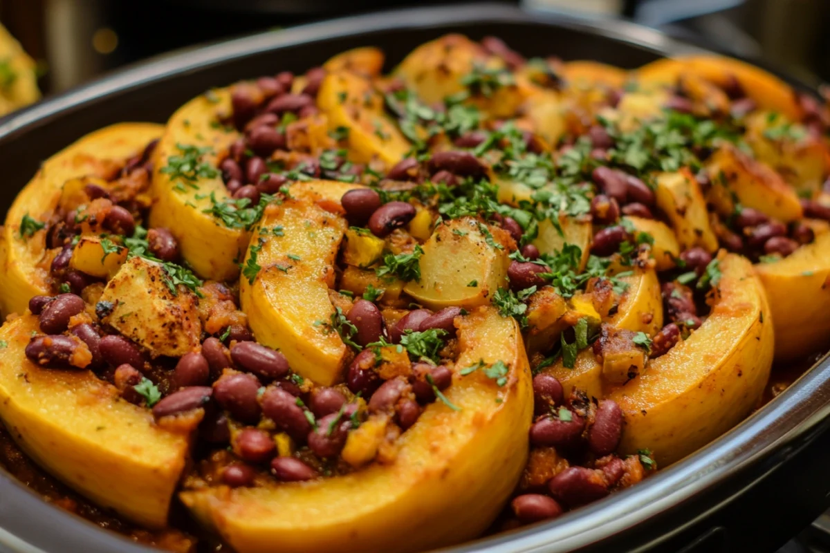 recipe squash and kidney beans​